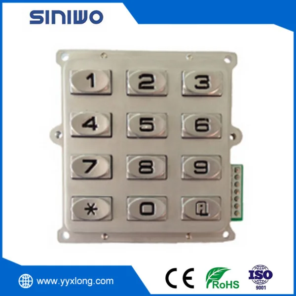 Industrial Code Lock Keypad - xlong