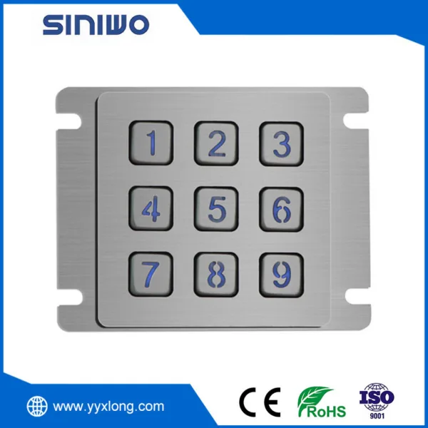 High Quality Back Lighting Industrial Keypad supplier - xlong