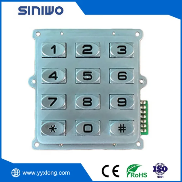 Industrial Code Lock Keypad - xlong