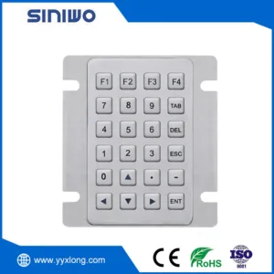 Matrix 4X6 design IP67 Metal Keypad