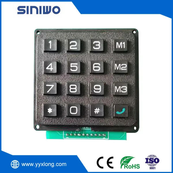 Industrial 4×4 Numeric Keypad – xlong