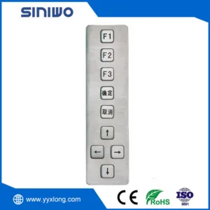 Stainless Steel Industrial Numeric Keypad